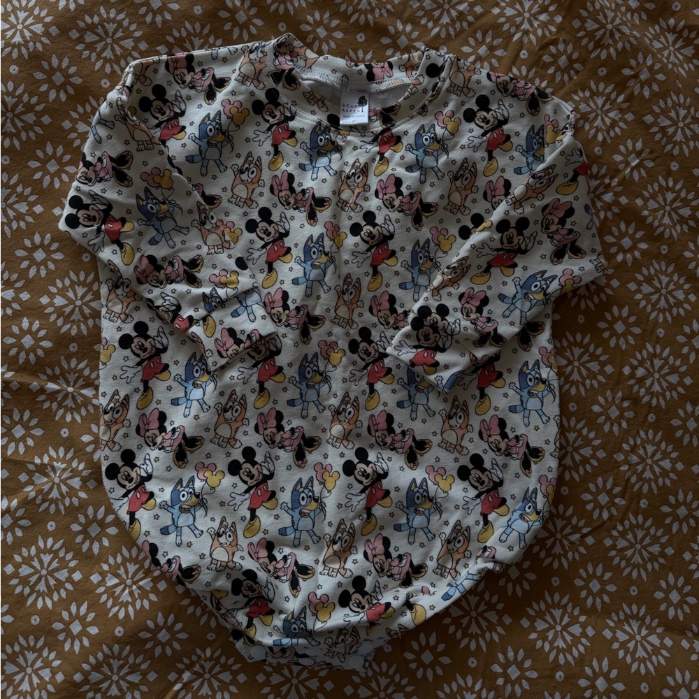 Dear Aspen Mickey & Bluey Romper